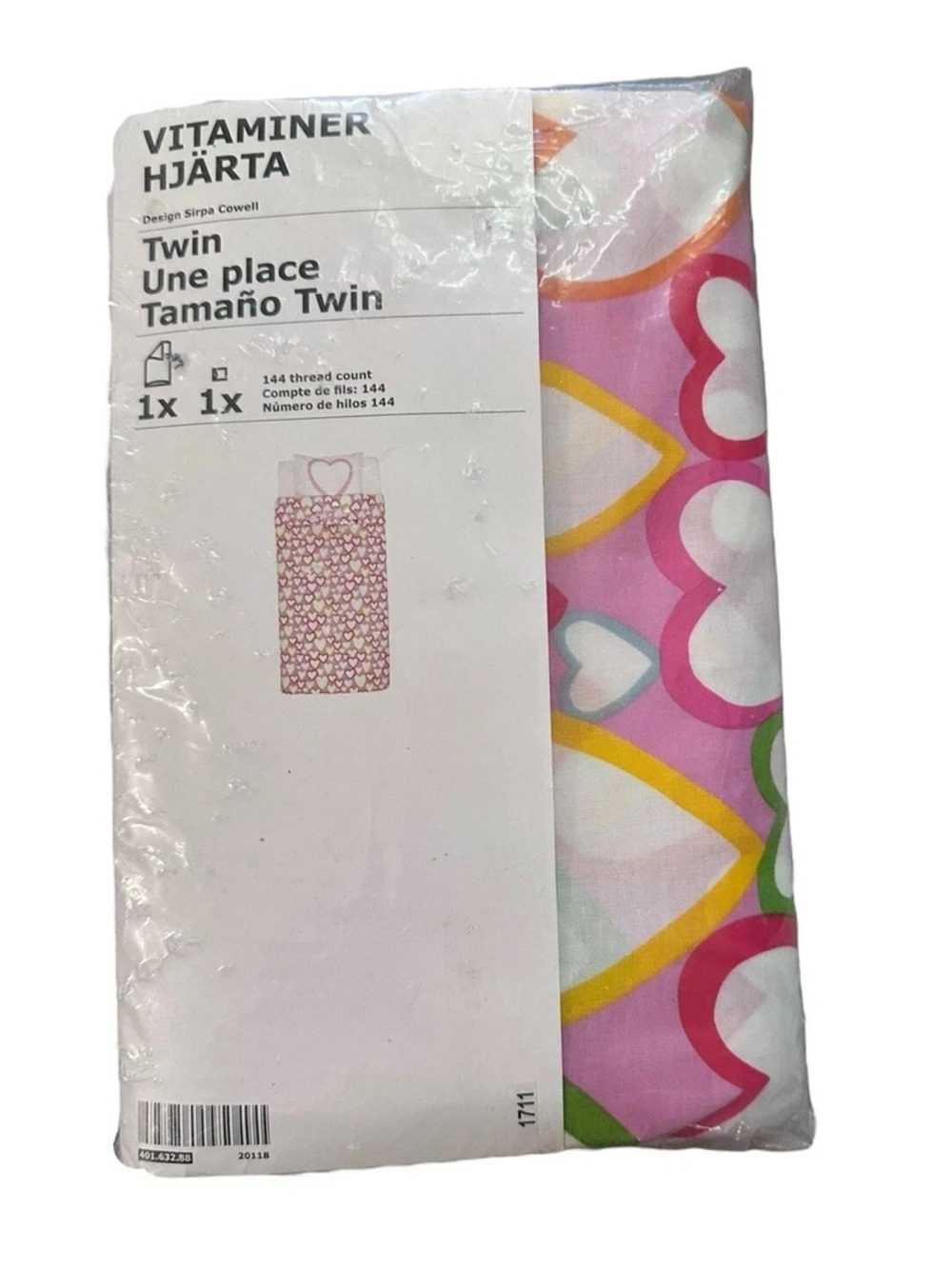 New IKEA Hearts Twin Duvet Covers & Bedding
Sets